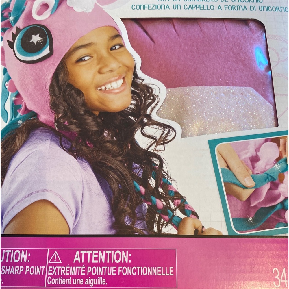 Alex DIY Knot-A Unicorn Hat Craft Kit Kids Art and Craft Activity